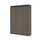 Bestar Orion 65W Queen Murphy Bed, Bark Gray & Graphite 116184-000047 - alternate 1